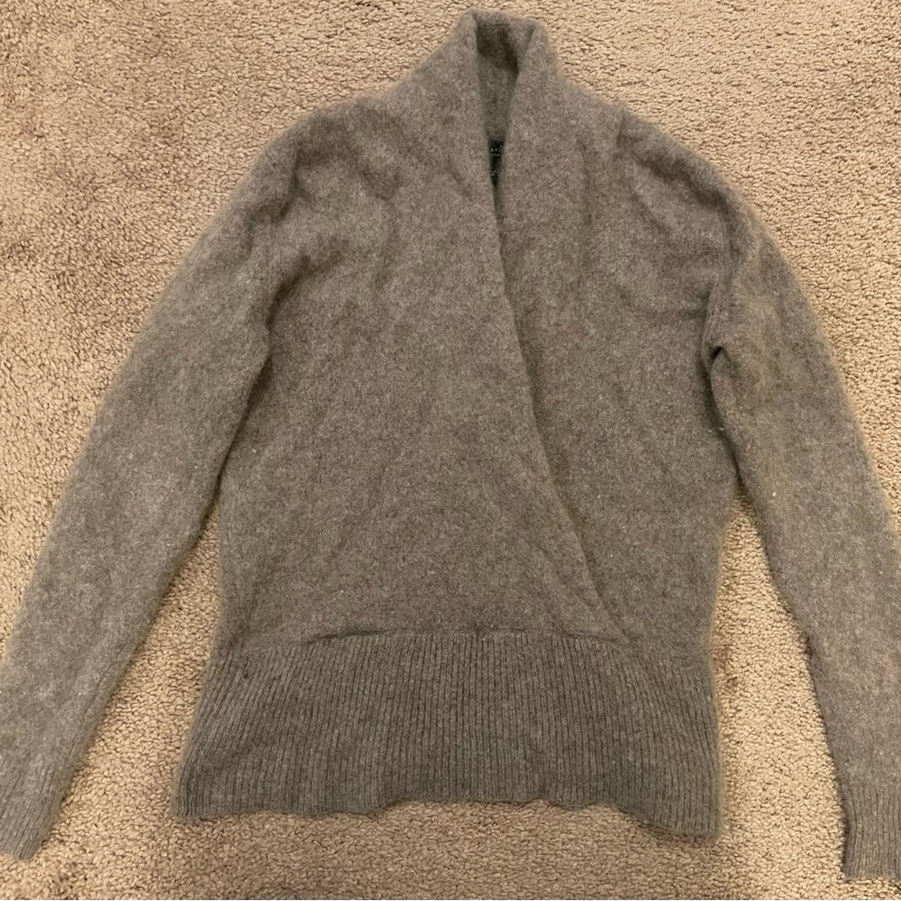 Ann Taylor 100% Cashmere Wrap Sweater Size S